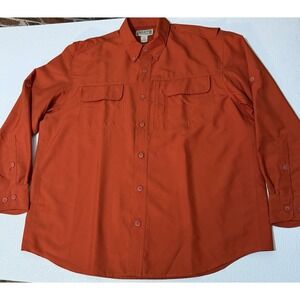 Duluth Trading Co Shirt CoolPlus Action Vented Fishing Hiking Ripstop Mens XL